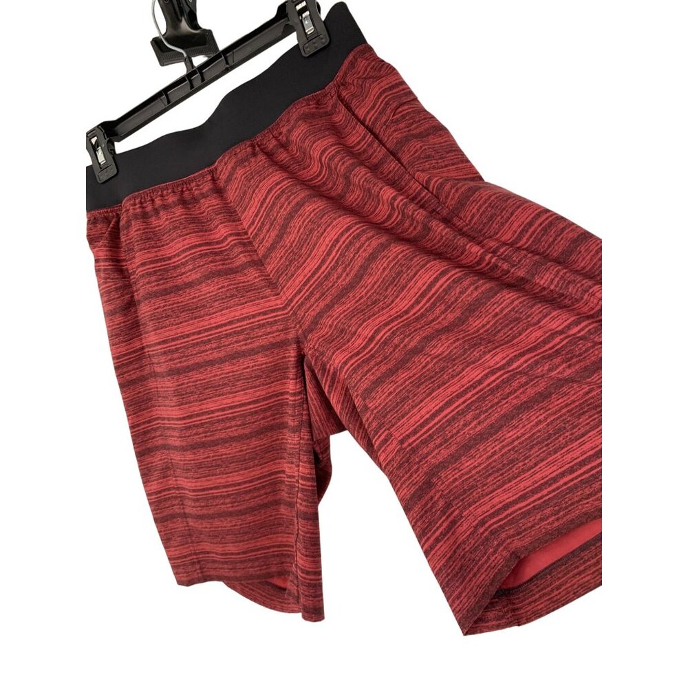 Men’s Lululemon Pace Breaker Red Shorts Size Medium Swift Fabric Training 7835